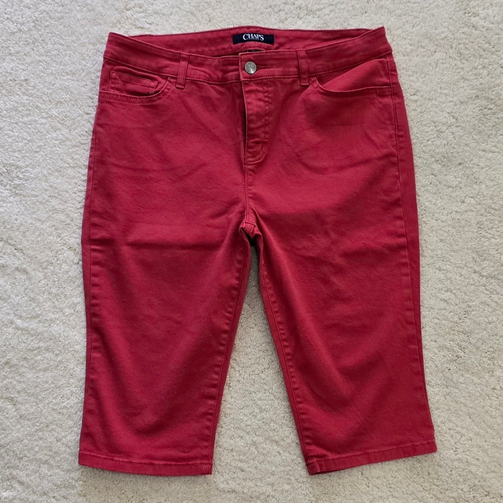 Chaps Petite Women Shorts Size 10 P Capri NWOT‎